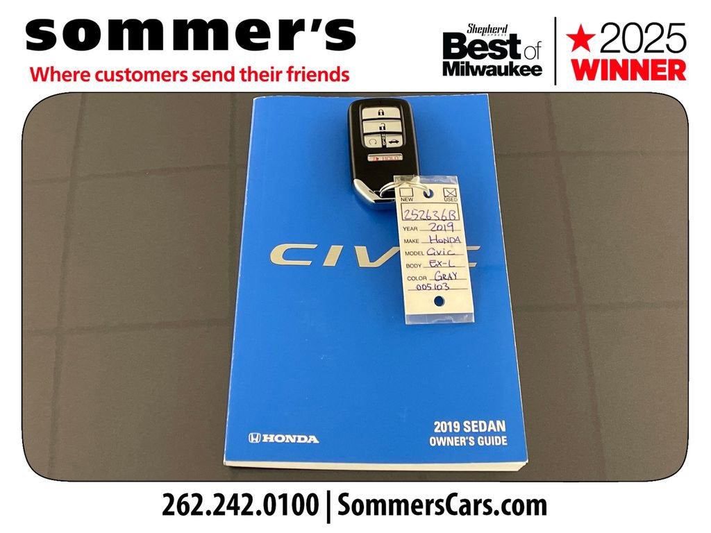 2019 Honda Civic Sedan EX-L