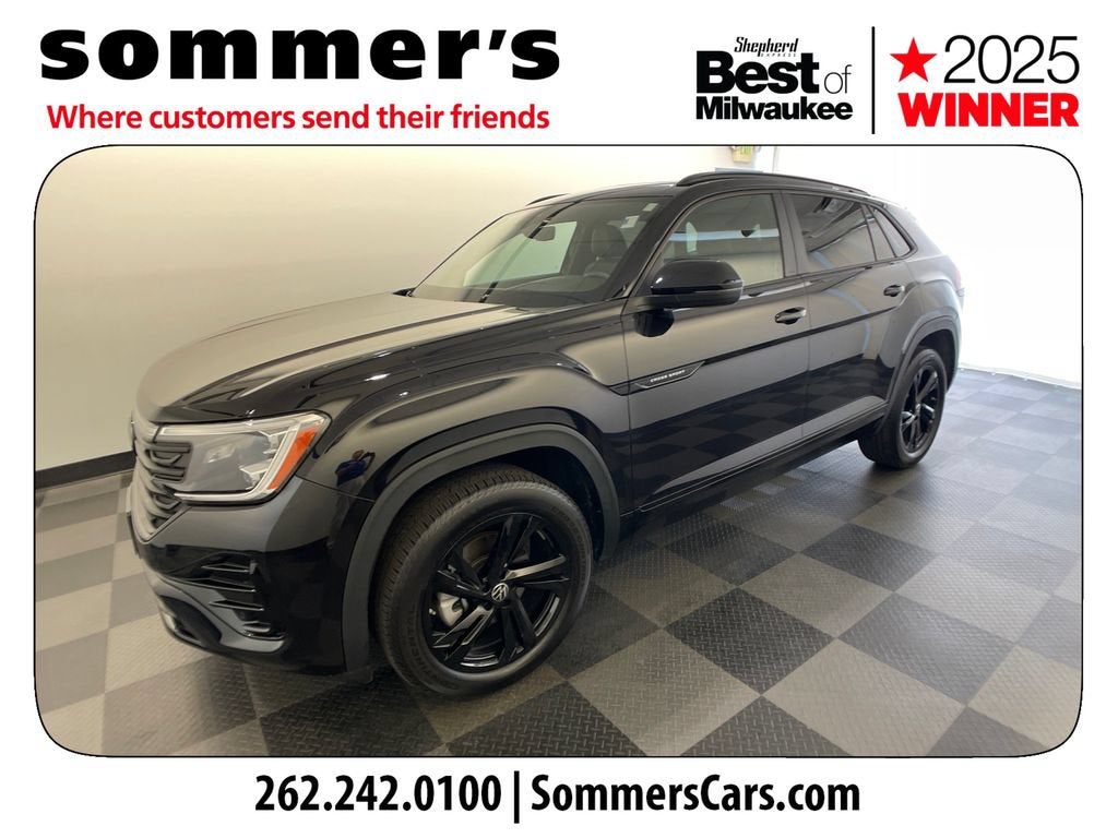 2025 Volkswagen Atlas Cross Sport 2.0T SEL R-Line Black