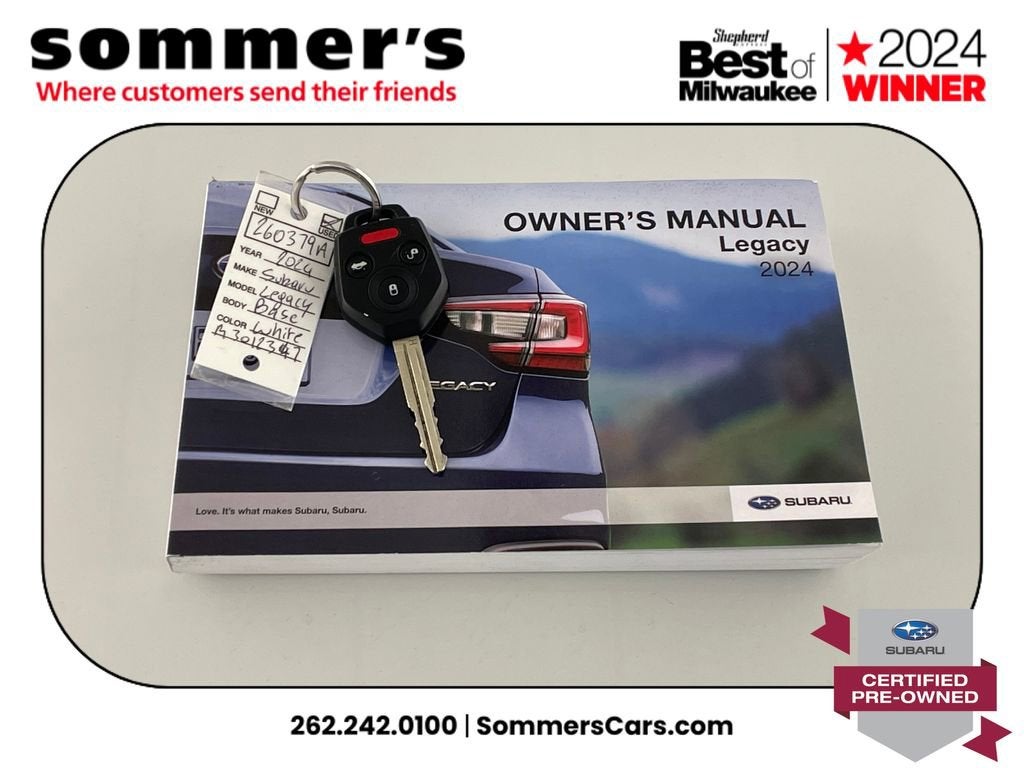 2024 Subaru Legacy BLACK