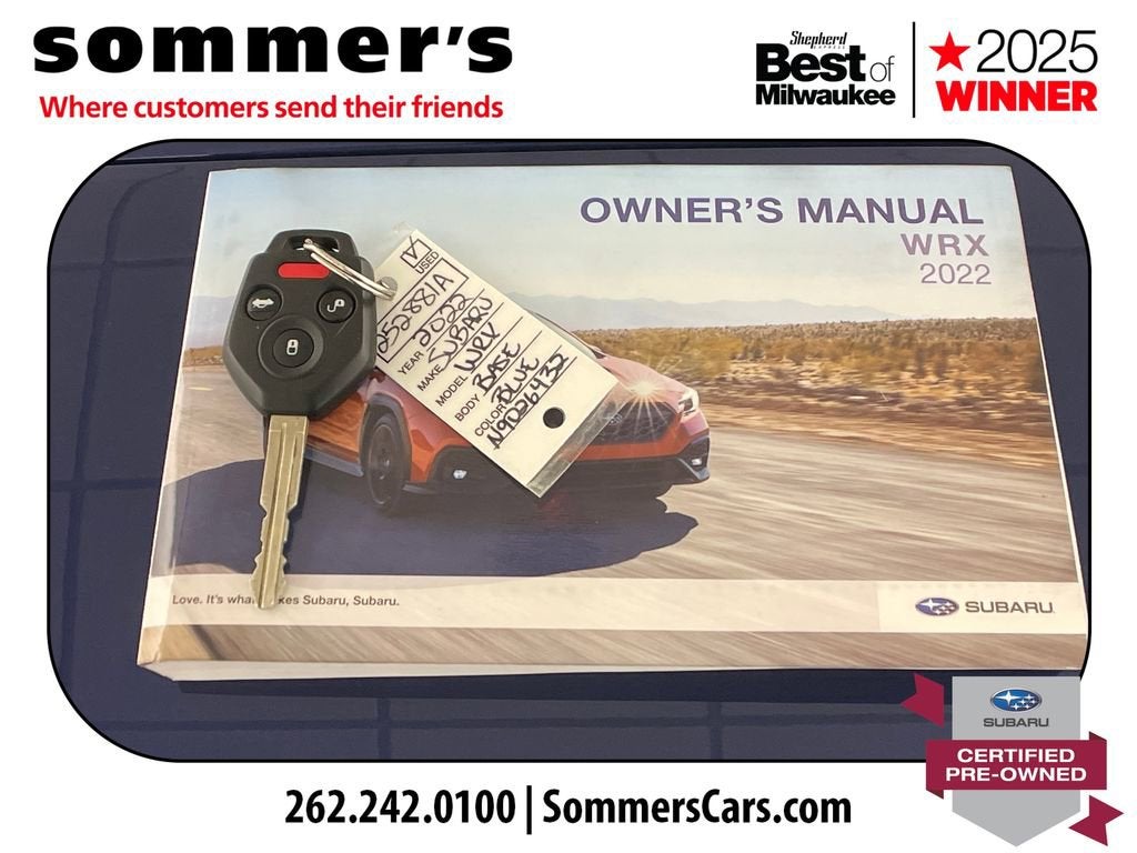 2022 Subaru WRX BLACK