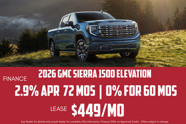 2026 gmc Sierra 1500 truck offer milwaukee