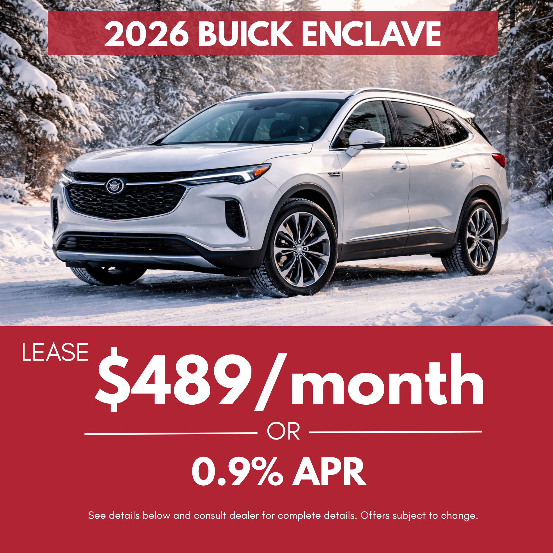 2026 Buick Enclave