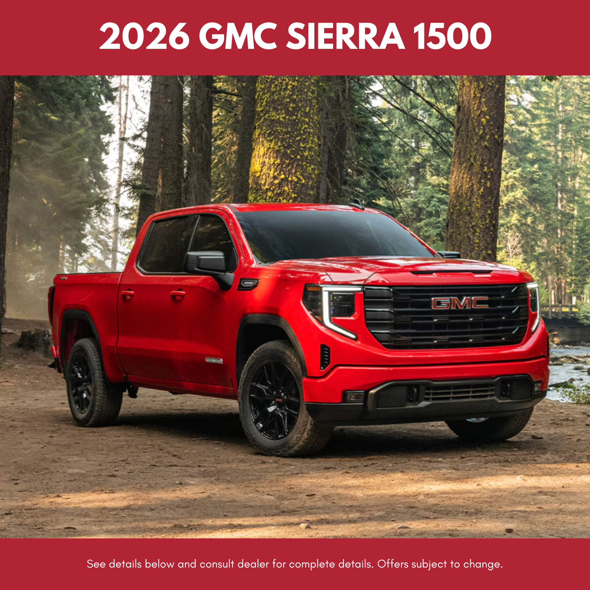 2026 GMC Sierra 1500 Elevation