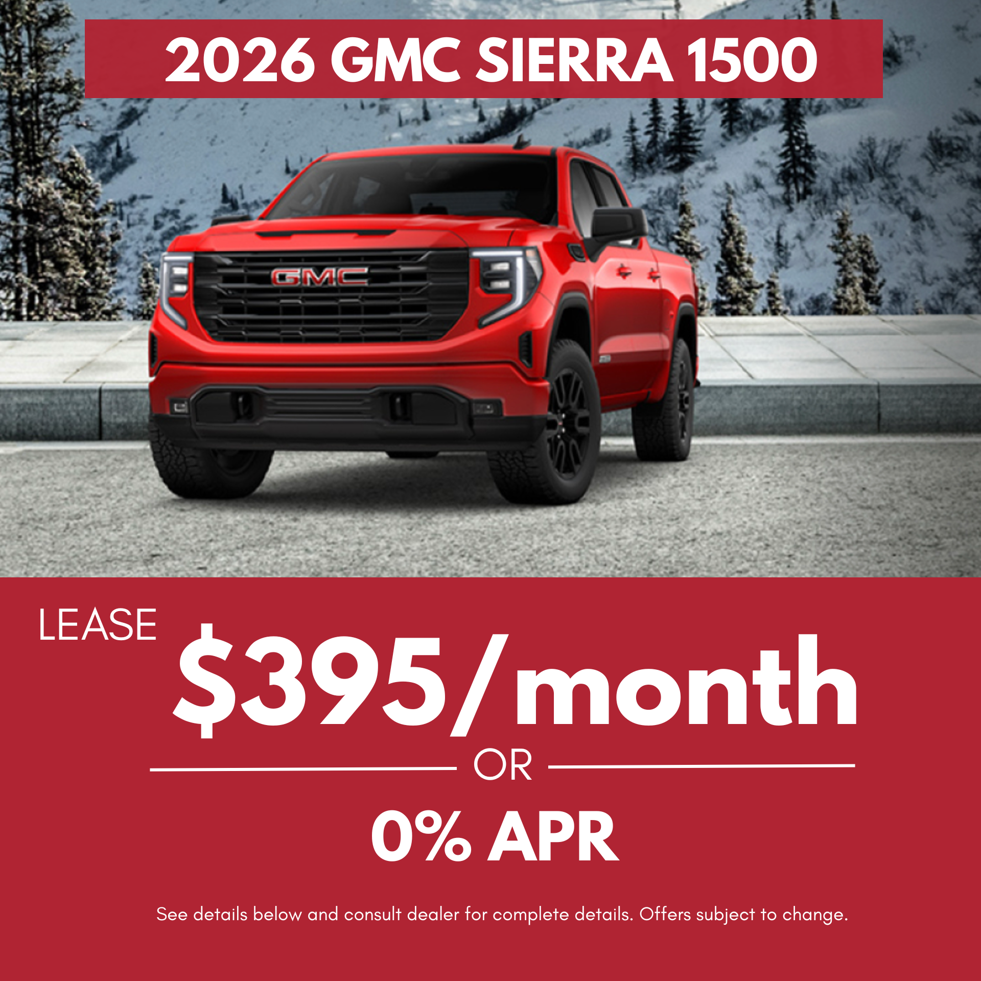 2026 GMC Sierra 1500