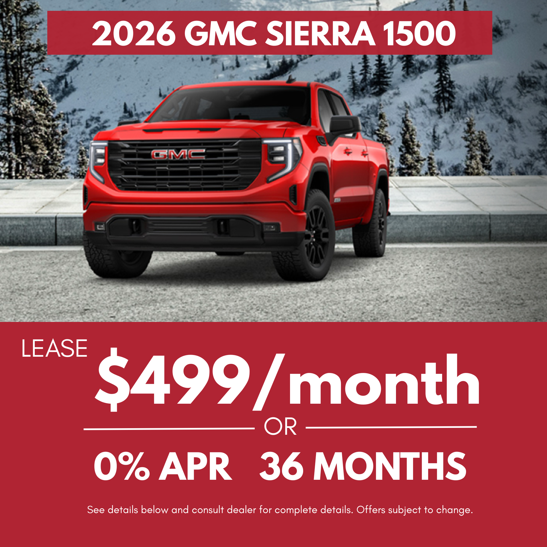 2026 GMC Sierra 1500