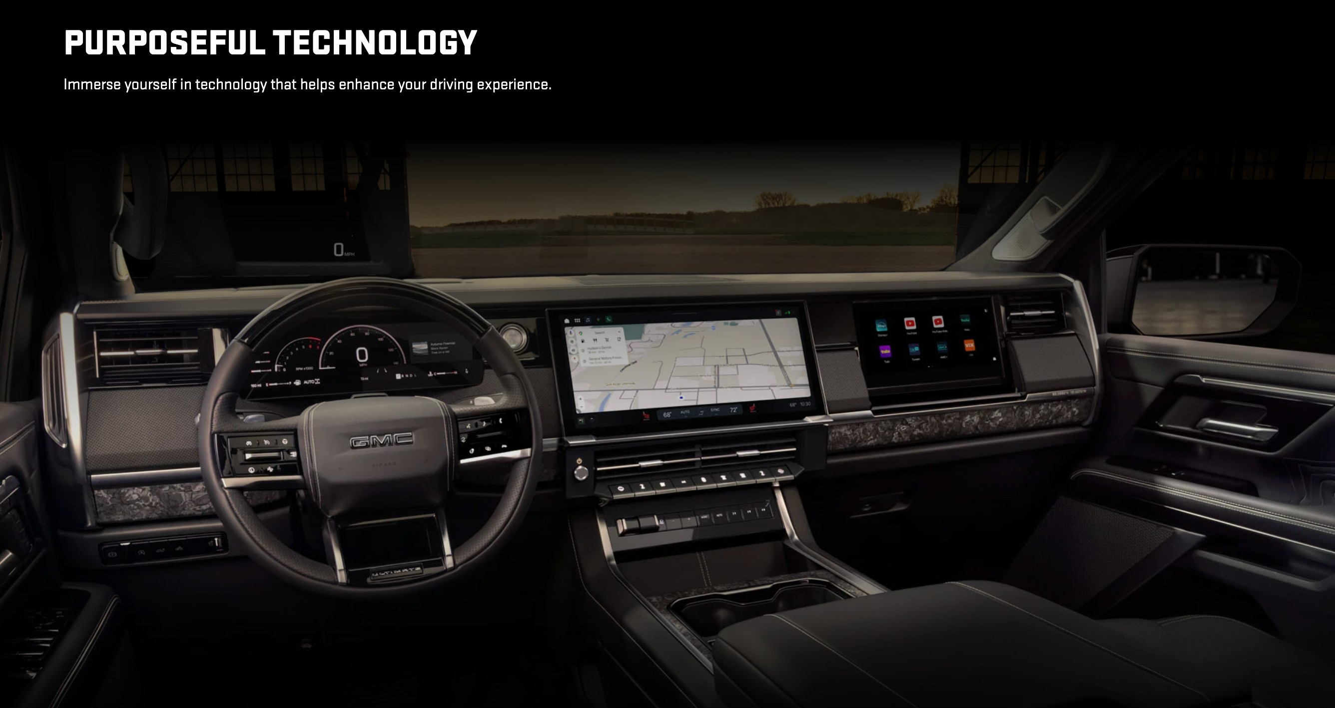 2027 GMC Sierra 1500 interior digital display